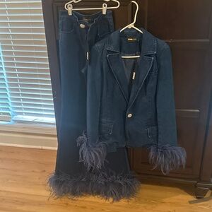 Denim Blazer & Pants